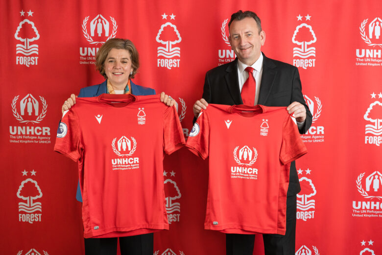 Nottingham Forest FC and UK for UNHCR announce their new charity shirt partnership © UK for UNHCR/Joel Rodriguez 