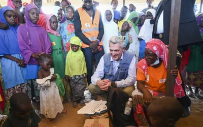 UNHCR’s Grandi meets Cameroonians displaced by conflict
