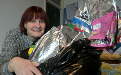 Packets for people: creating survival items from recycled crisp packets